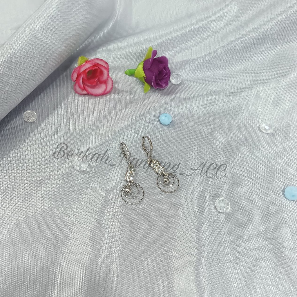 SET DEWASA  TETES DAUN perhiasan super berkelas fashion korea anti karat dan anti luntur