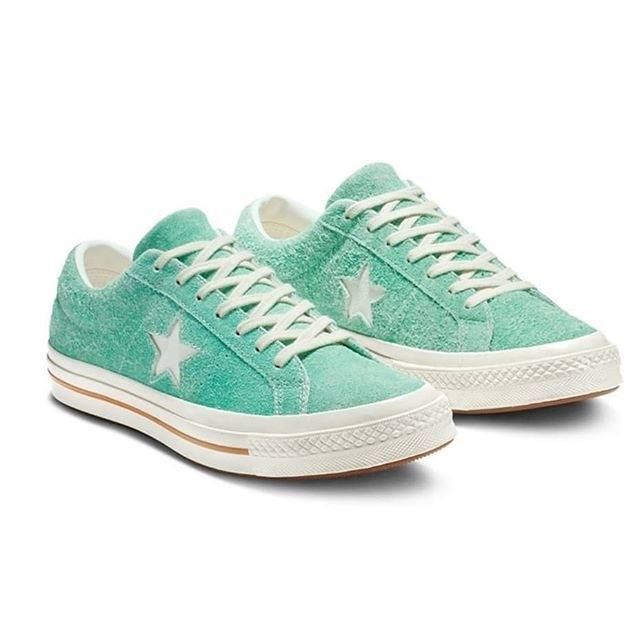 Converse One Star Ox Cali Suede Bolt Jade Egret