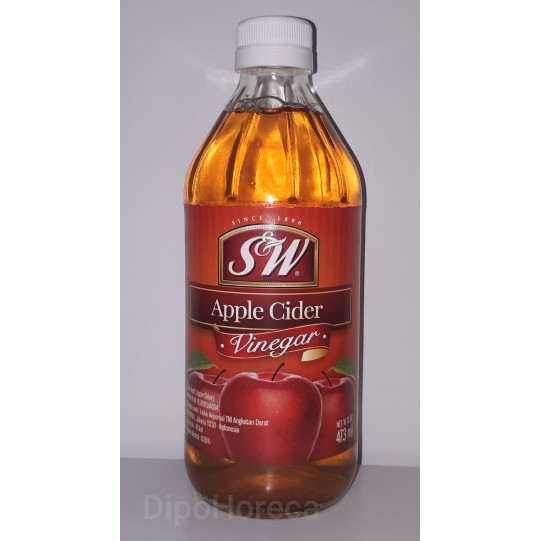 S&amp;W Apple Cider Vinegar SW Cuka Apel 473ml