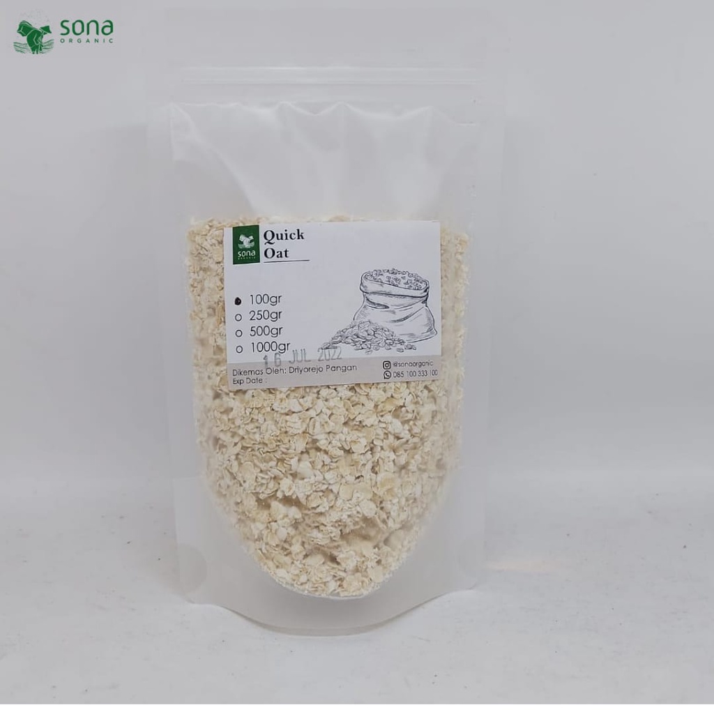 

Quick Oat 100gr Australia - Instant Oat 100gr - Sona