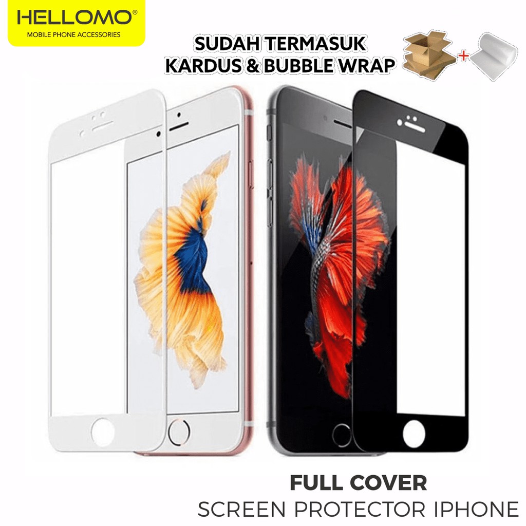 Tempered Glass 5D iPhone 6 6S 6+ 6S+ 7 8 8+ X XS XR XS MAX 11 11 PRO MAX Full Cover Full Glue Lem