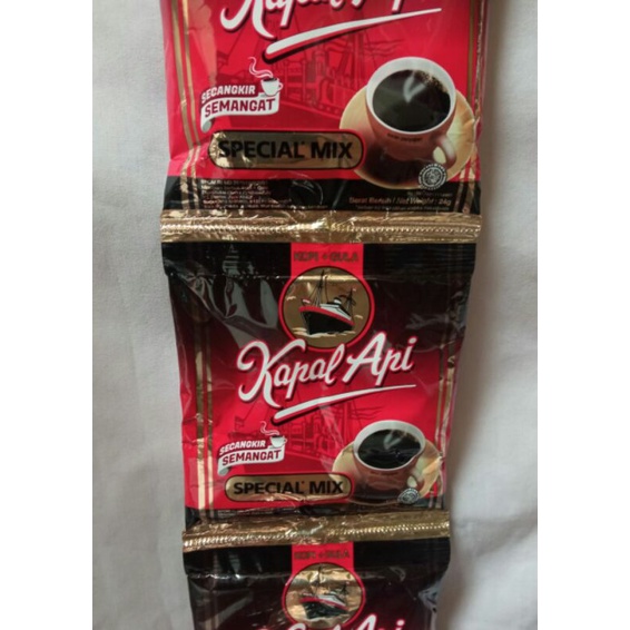 

Kopi Kapal Api 1 Renceng Isi 10 Pcs (24 g)