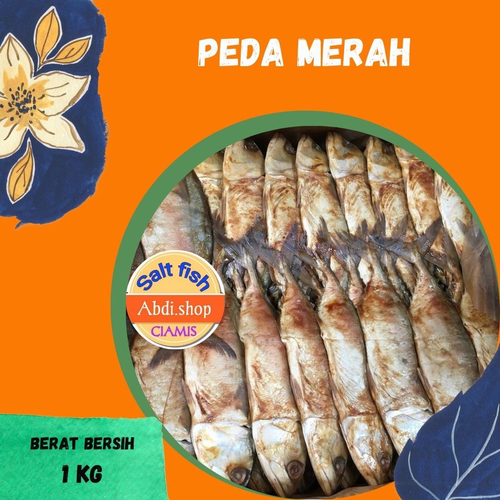 

ikan asin peda merah besar 1kg murah