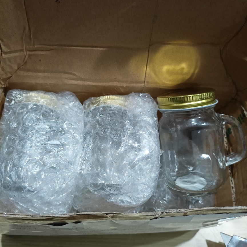 Grosir Mini Mason Jar Toples Kaca 130ml Gelas Minum Restoran Wadah Bumbu Organizer Glass Tempat