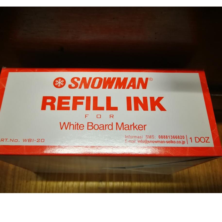 

[KODE BARANG B0Y65] REFILL/ ISI ULANG TINTA WHITEBOARD SNOWMAN zj
