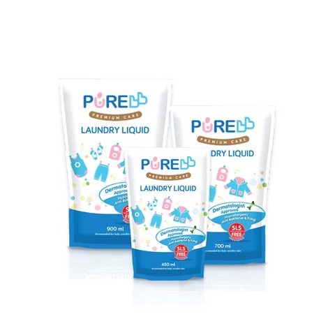 

PureBB Baby Laundry Liquid 700ml Sabun Deterjen Cair Bayi Refill Pouch