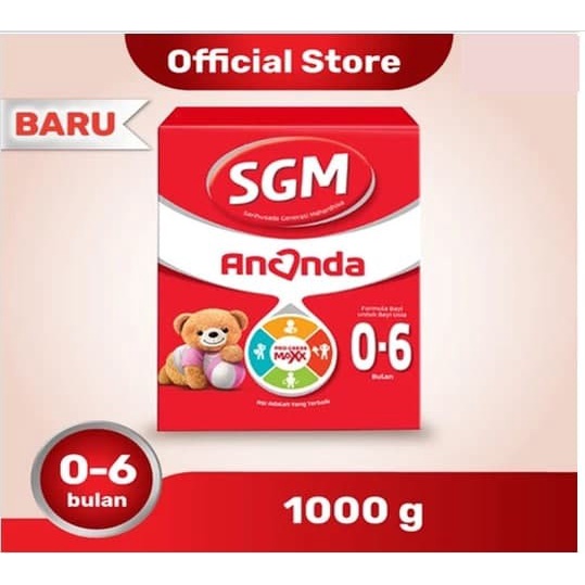 SGM Ananda 1 Susu Formula Bayi 0-6 Bln 1000gr