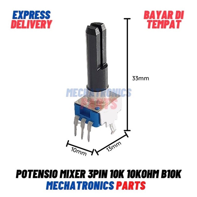 [5659] POTENSIO MIXER 3PIN 10K 10KOHM B10K