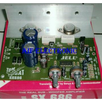 KUALITAS Kit Power amplifier Subwoofer TOM CAT SX 686