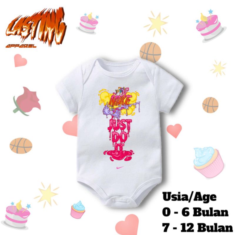 BAJU BAYI JUMPER BABY NIKE Jumper brand DISTRO kaos bayi kids jumpsuit kids bodysuit laki-laki perem