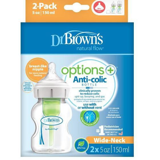 Dr Brown's PP Options Plus Twin Pack (Ready Varian Ukuran)