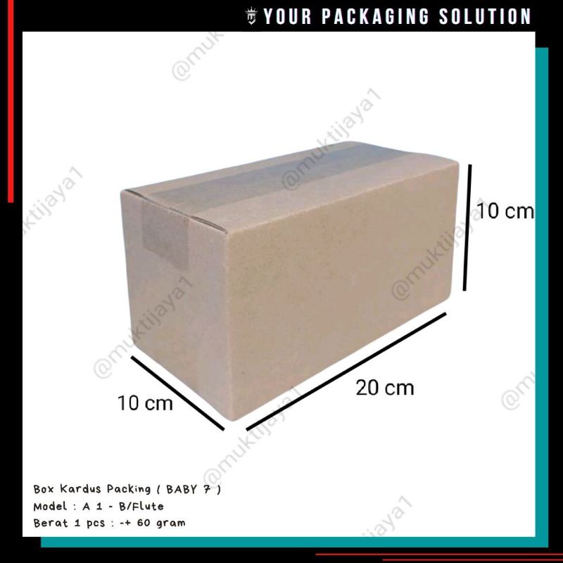 

Box Baby 7 • 20x10x10cm • Kotak/Kardus/Karton BK