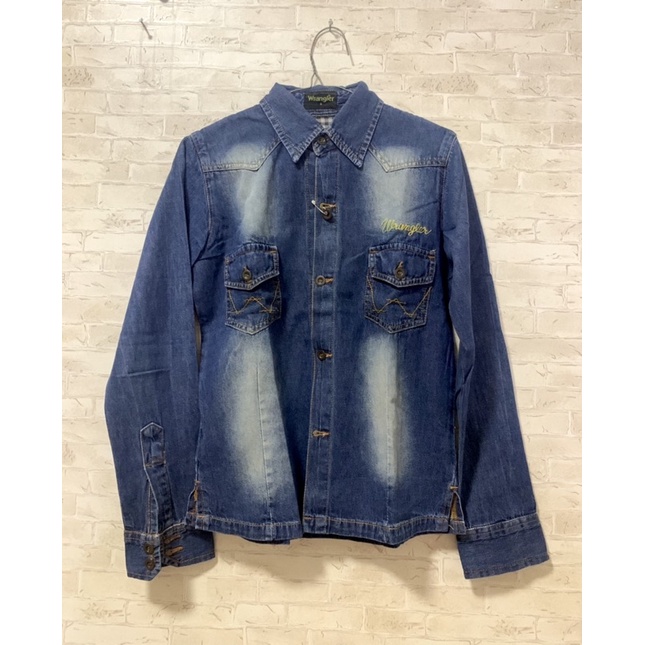 Kemeja Jaket Jeans WRANGLER Preloved Murah