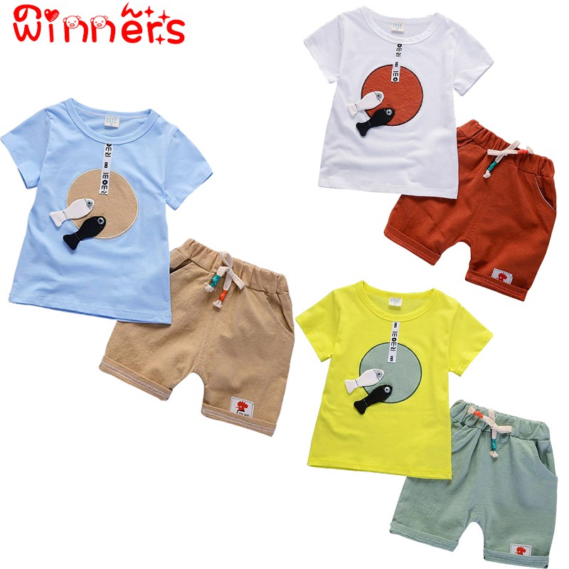 Set 2Pcs Kaos  T Shirt Tanpa Lengan dan Celana  Pendek  
