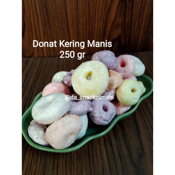 

Donat Kering Manis 250 gr | Cemilan #da_snackcimahi