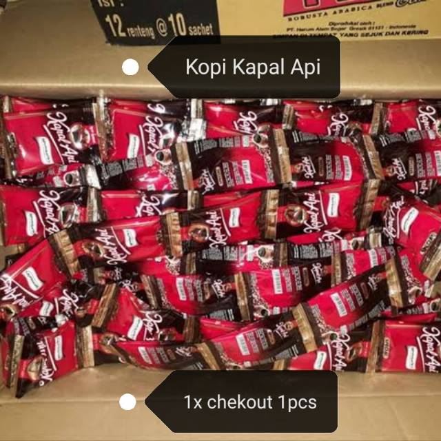 

Kopi Kapal Api Sachet, Murah Meriah