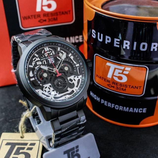 Jam T5 H3624 original stainless bergaransi free box