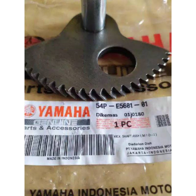 Gear As Slah Selah Gir Kick Shaft Engkol Stater Assy Yamaha Mio J Fino FI F1 X-Ride 54P