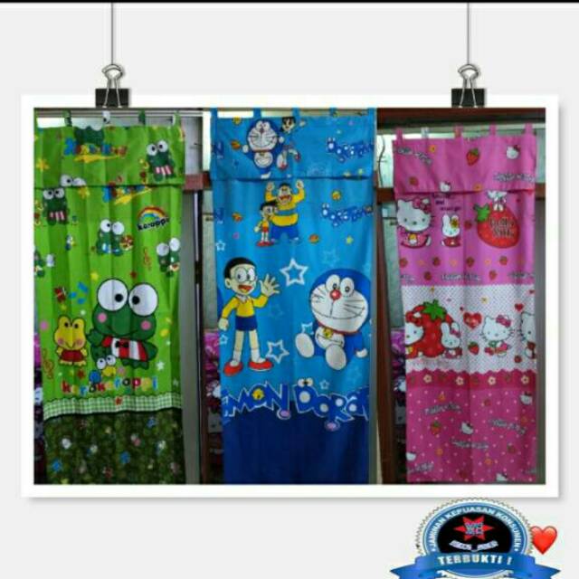 Jual Gorden karakter Hordeng jendela Minimalis ada Pony