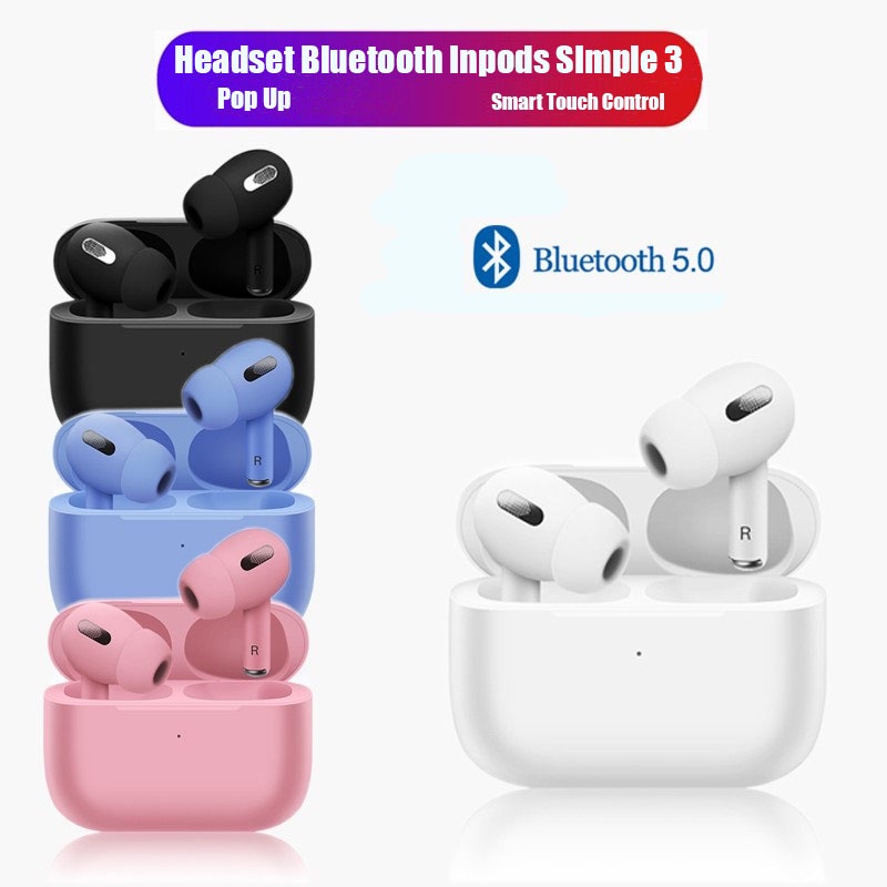 InPods 3 Pro Macaron Headset Wireless Bluetooth Headphone Earphone