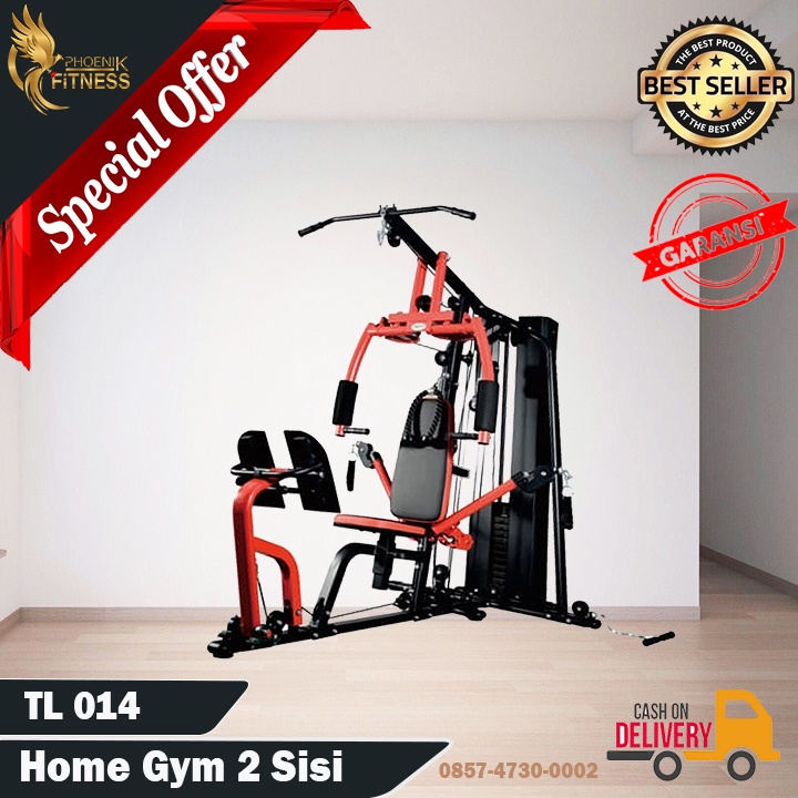 Home Gym 2 Sisi Alat fitness multyfungsi TL HG 014 Bisa COD