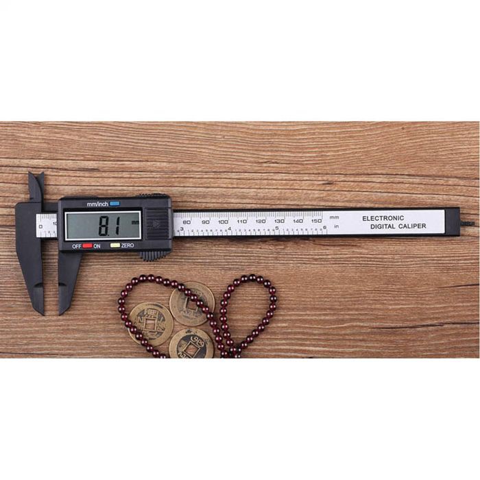 Jangka Sorong Digital Vernier Caliper LCD Sigmat 150mm Plastic *AK09