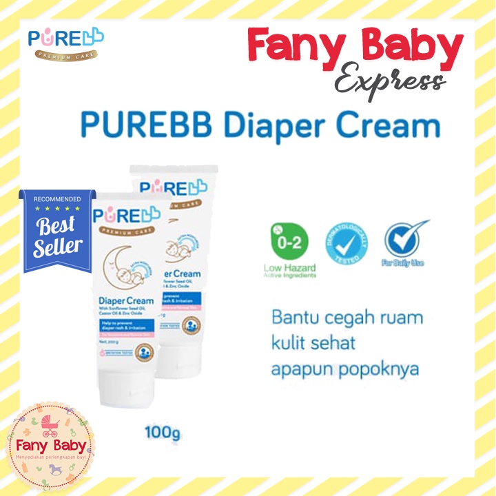 PURE BB DIAPER CREAM 100GR / 200GR