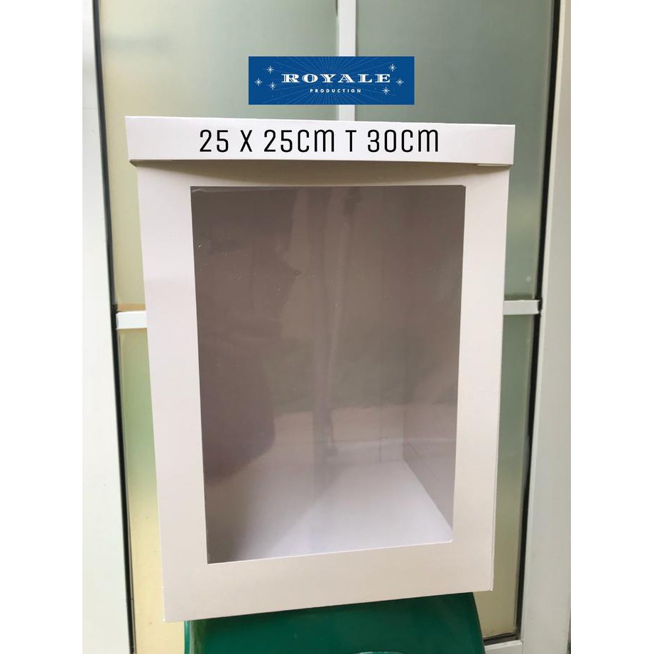 

BARU Box Kue Tinggi Uk 25x25cm T 30cm