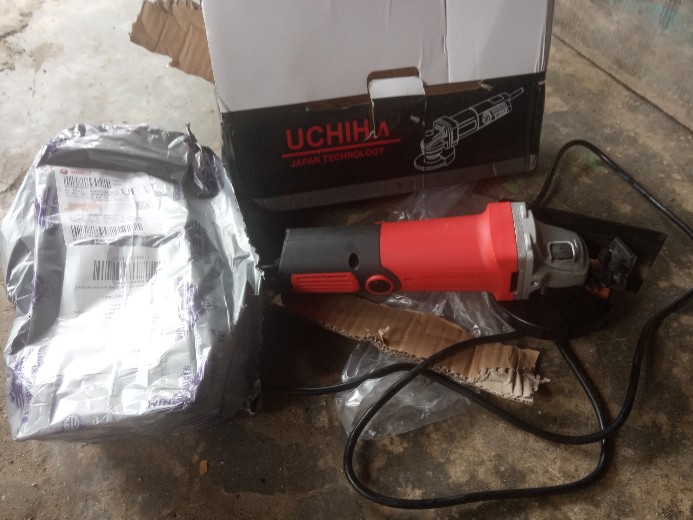 Uchiha Type 802 Angle Grinder Mesin Gerinda Tangan Japan Gergaji Besi Granet Full Bonus