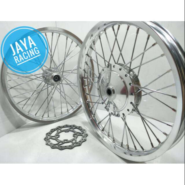 Velg Model TK japan ring 17 lebar 160 140 Beat - Vario 110 - scoopy paket lengkap plus stel velg