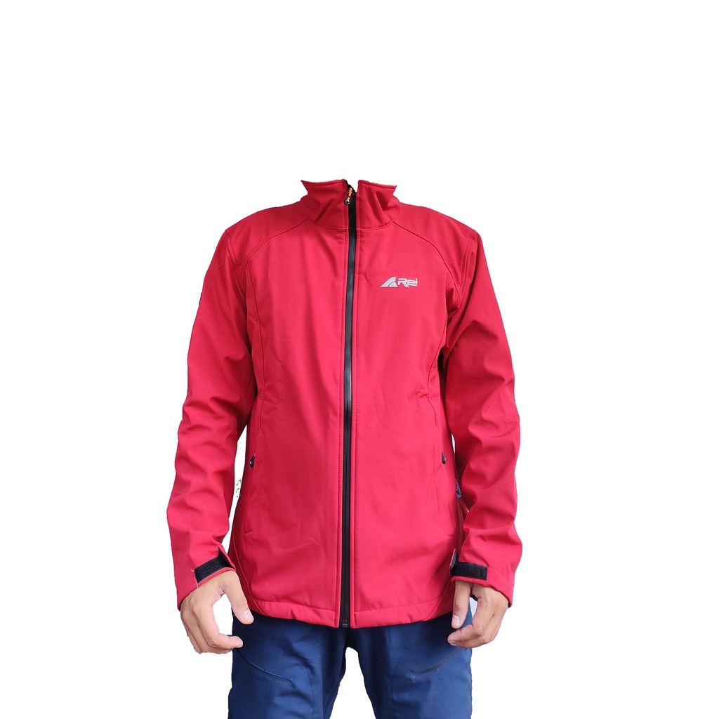 Jaket gunung REI outdoor - Jaket Softshell AREI adventure Drublic