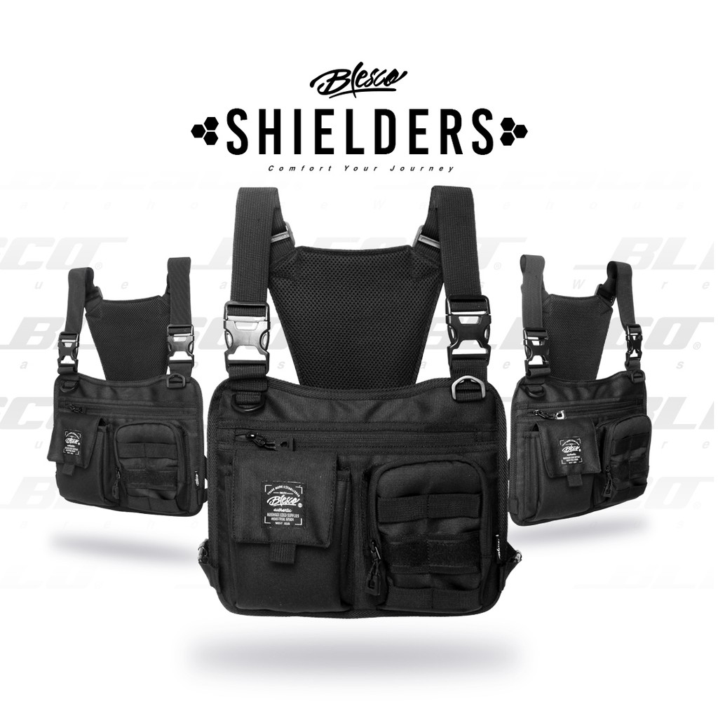 Rompi Motor - Tas Dada Sepeda - Outer - Vest - Rompi - Tas Sepeda Rompi - New - Chestbag - Chest Bag