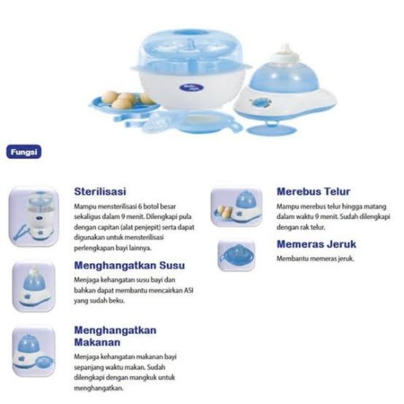 Baby Safe Multi Function Sterilizer LB309 - Alat Steriliser Botol Bayi - Steril Peralatan Anak Bayi