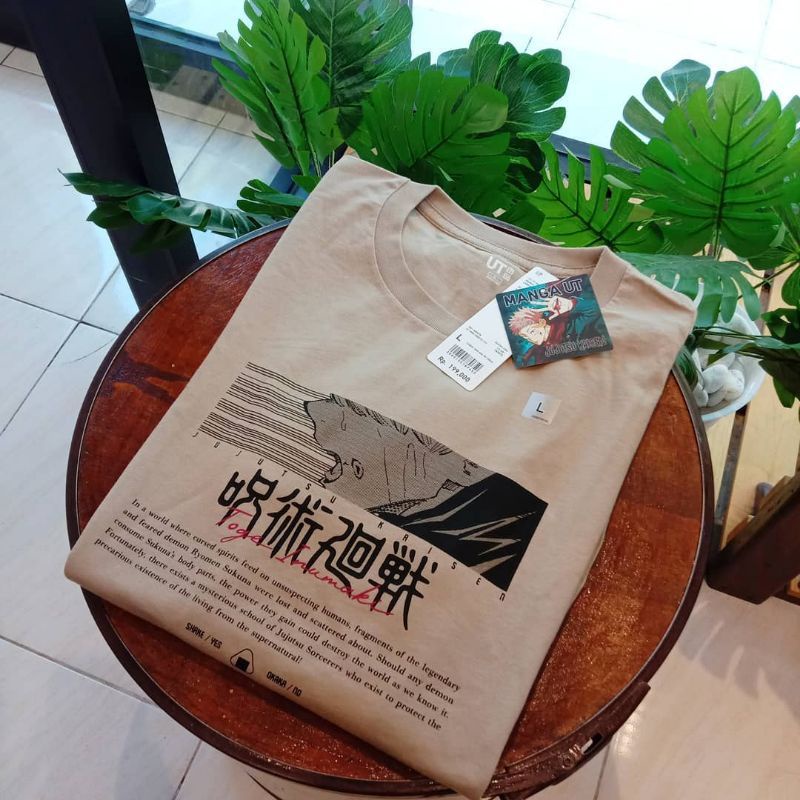 KAOS UNIQLO JUJUTSU KAISEN  INUMAKI KAOS UT UNIQLO PREMIUM