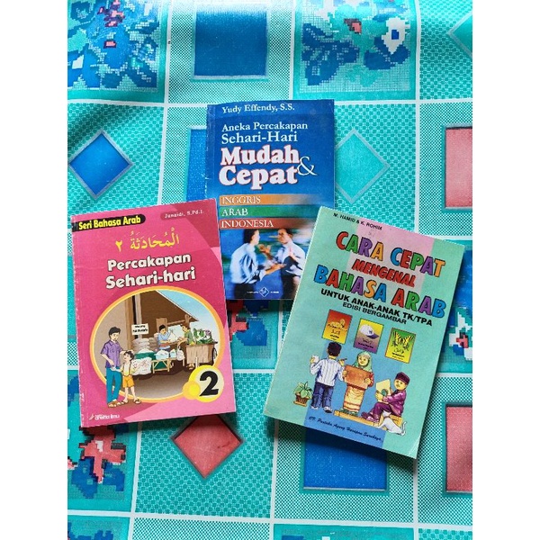 Jual Original Bekas Set 3 Buku Seri Bahasa Arab Aneka Percakapan Sehari ...