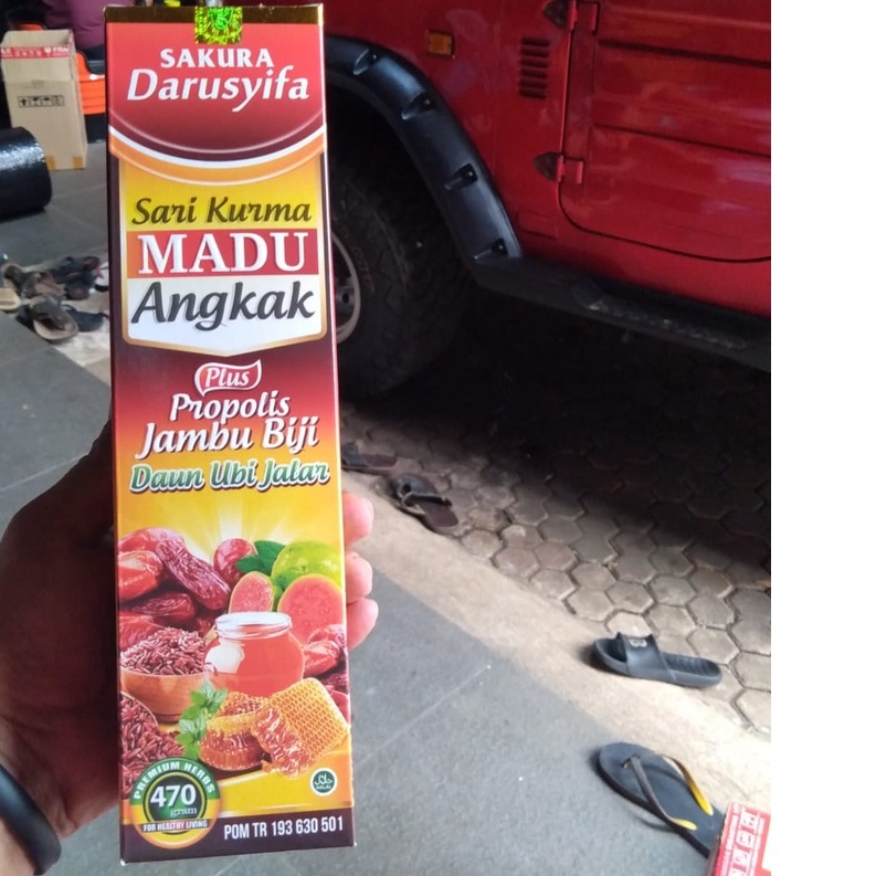 

Sari Kurma Madu Angkak Plus Ubi Jalar Darusyifa
