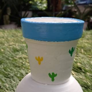  Pot  kaktus sukulen pot  lukis  clay pot  lukis  pot  