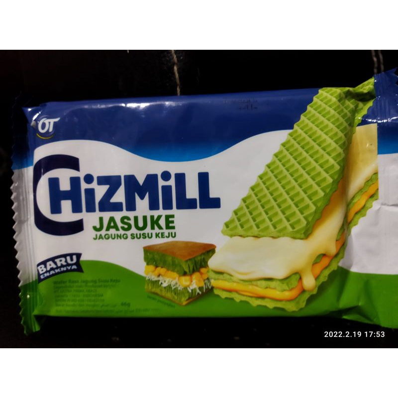 Wafer Chizmill Rasa Jagung keju &amp; Original