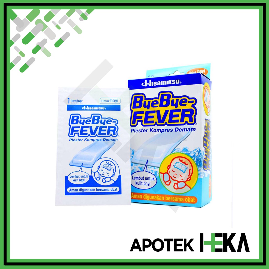 Byebye Fever Bayi - Plaster Kompres Demam Bayi Box isi 10 (SEMARANG)