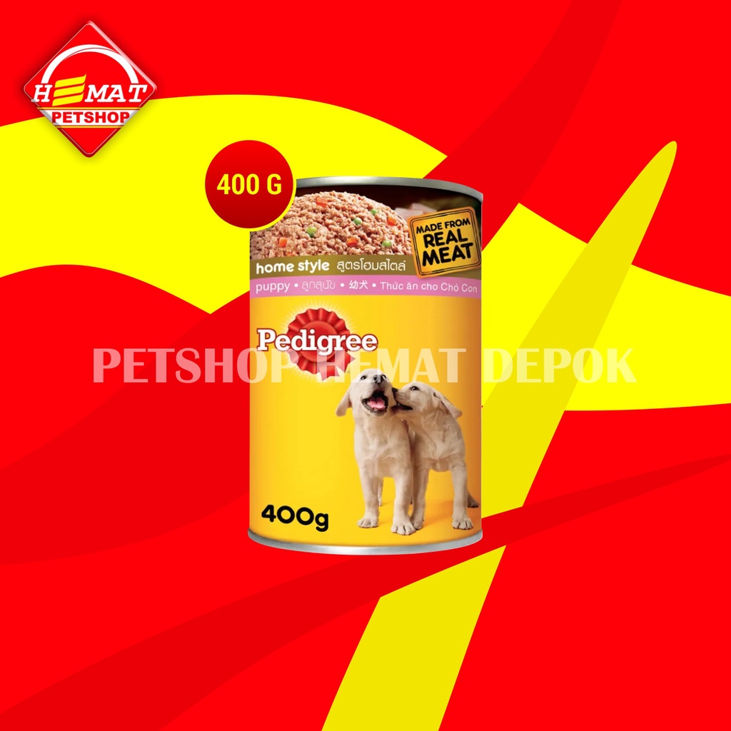 Makanan Basah Anjing Kaleng Pedigree Wet Dog Food 400 Gram