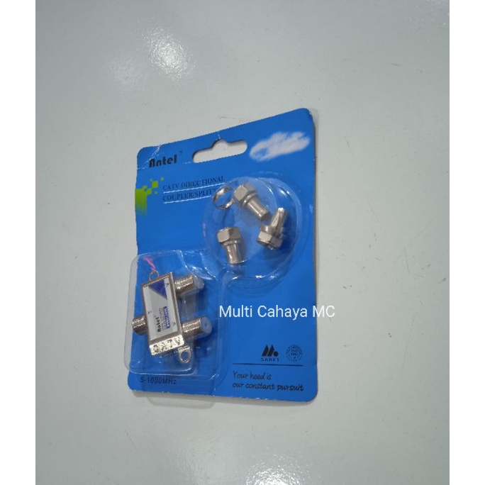 Paralel Antena ke 2 TV / Splitter Antena To 2 TV/ 2 Way Splitter CATV / Coupler Antenna