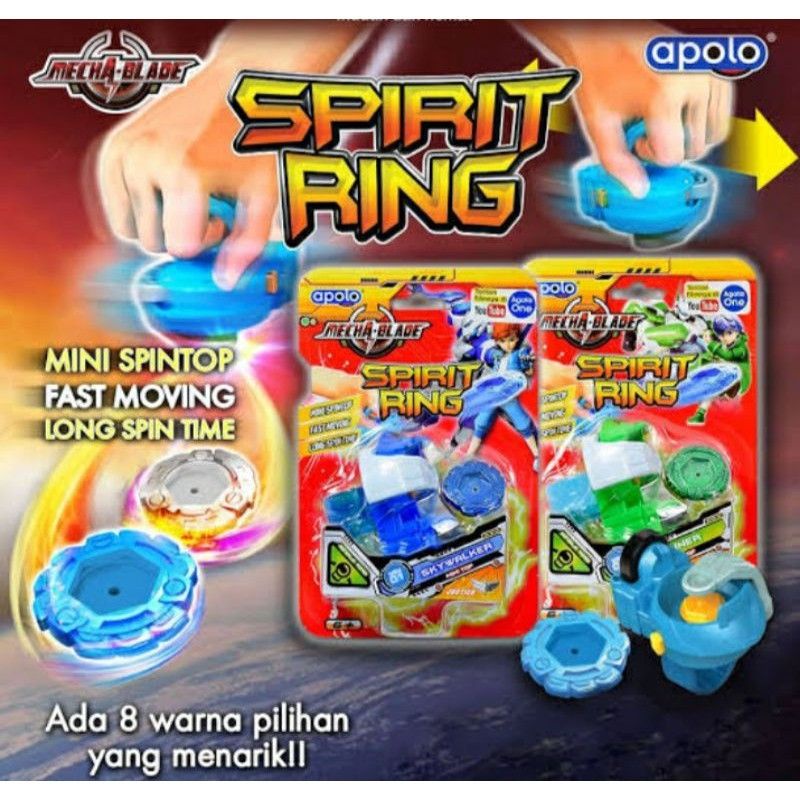 Termurah Mecha Blade Spirit Ring Mainan Gasing Premium Original Apol