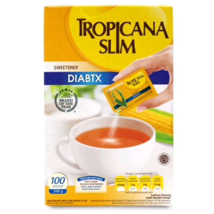 TROPICANA SLIM DIABETX 25s/50s/100s