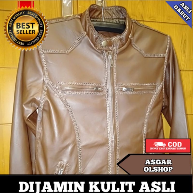 Jaket kulit sulam domba jaket kulit sulam terbaru asli garut jaket sulam jaket jahit sulam murah jak