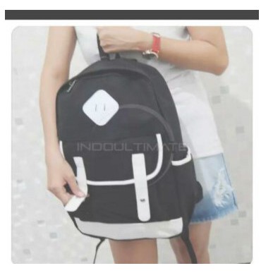 tas Ransel Unisex JS-8191 Tas Wanita / Tas Sekolah Ransel Wanita Pria / Backpack Wanita IMPORT