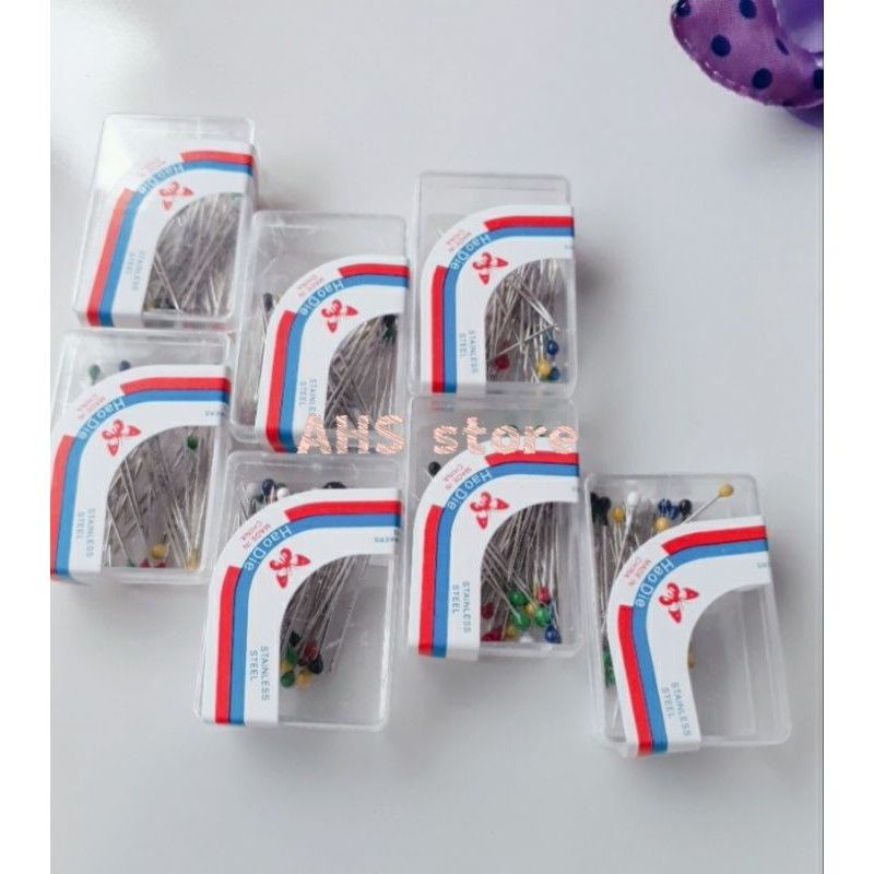 JARUM PENTUL KECIL JARUM PENTUL MINI JARUM PENTUL KOTAK KECIL JARUM HIJAB