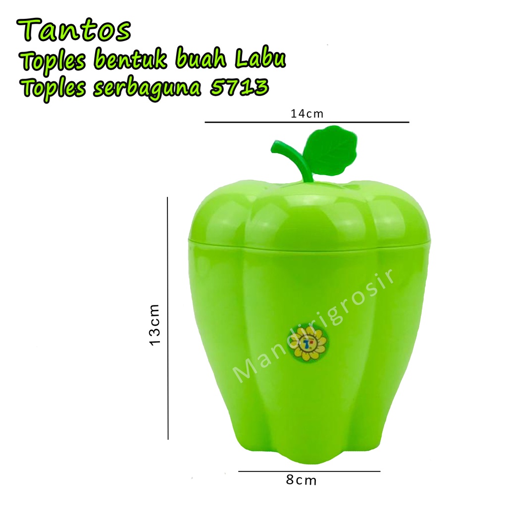 Toples bentuk buah Labu *Tantos * Toples serbaguna *5713