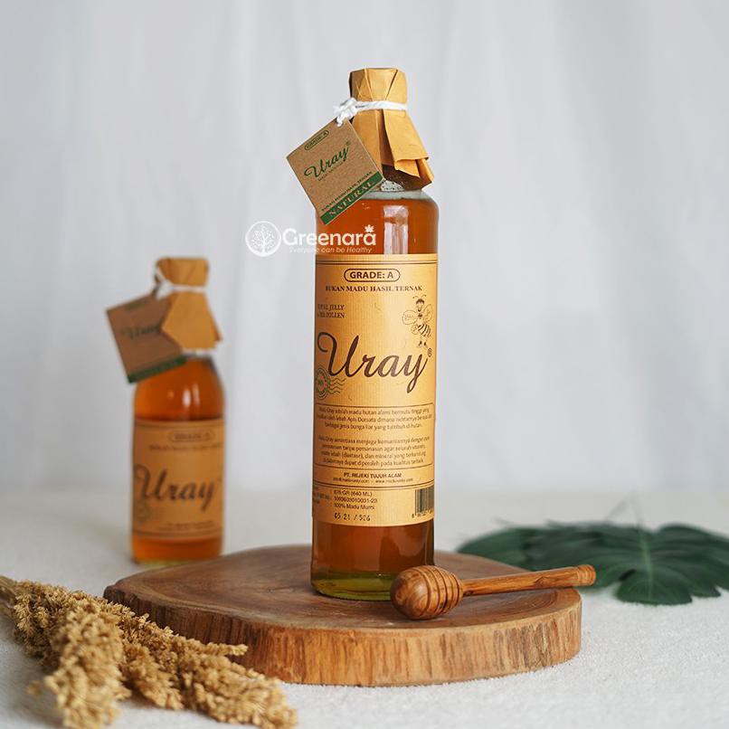 

Madu Uray Natural Honey 640Ml / Raw Natural Honey / Madu Lebah Hutan