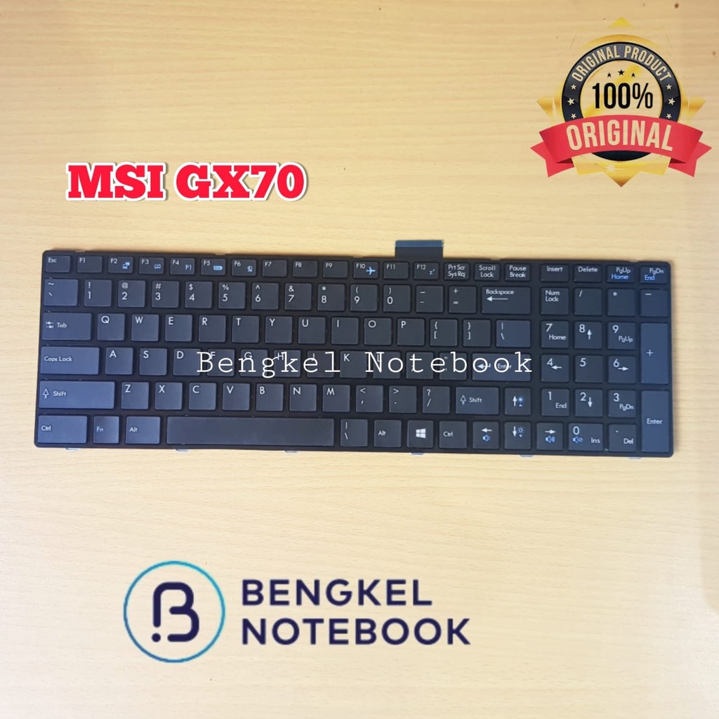 Keyboard MSI CR61 CX61 CX70 GE60 GE70 GT60 GT70 GT780 GT783 GX60 GX70 GX780 GX783 GE70 GP60 GP70