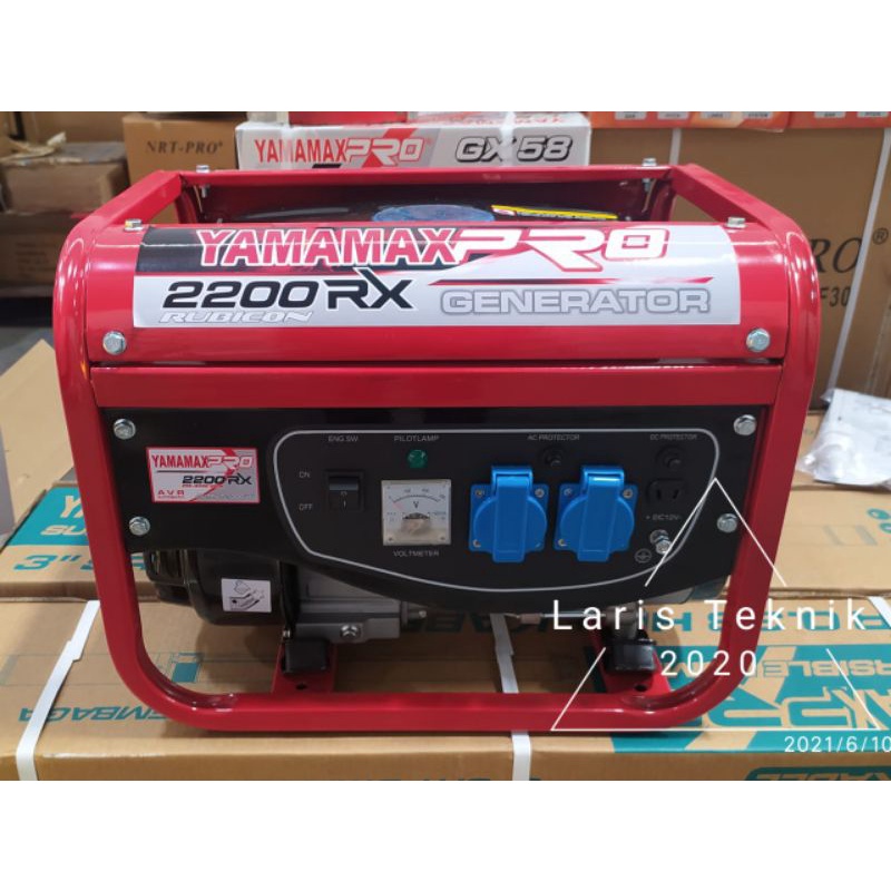 Genset 1000Watt AVR 2200RX Generator Listrik Yamamax